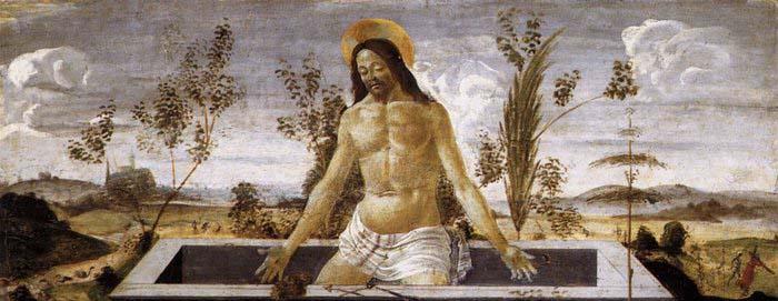 Sandro Botticelli Christ in the Sepulchre Sweden oil painting art